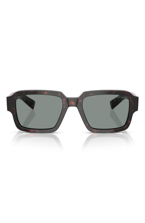 52mm Square Sunglasses