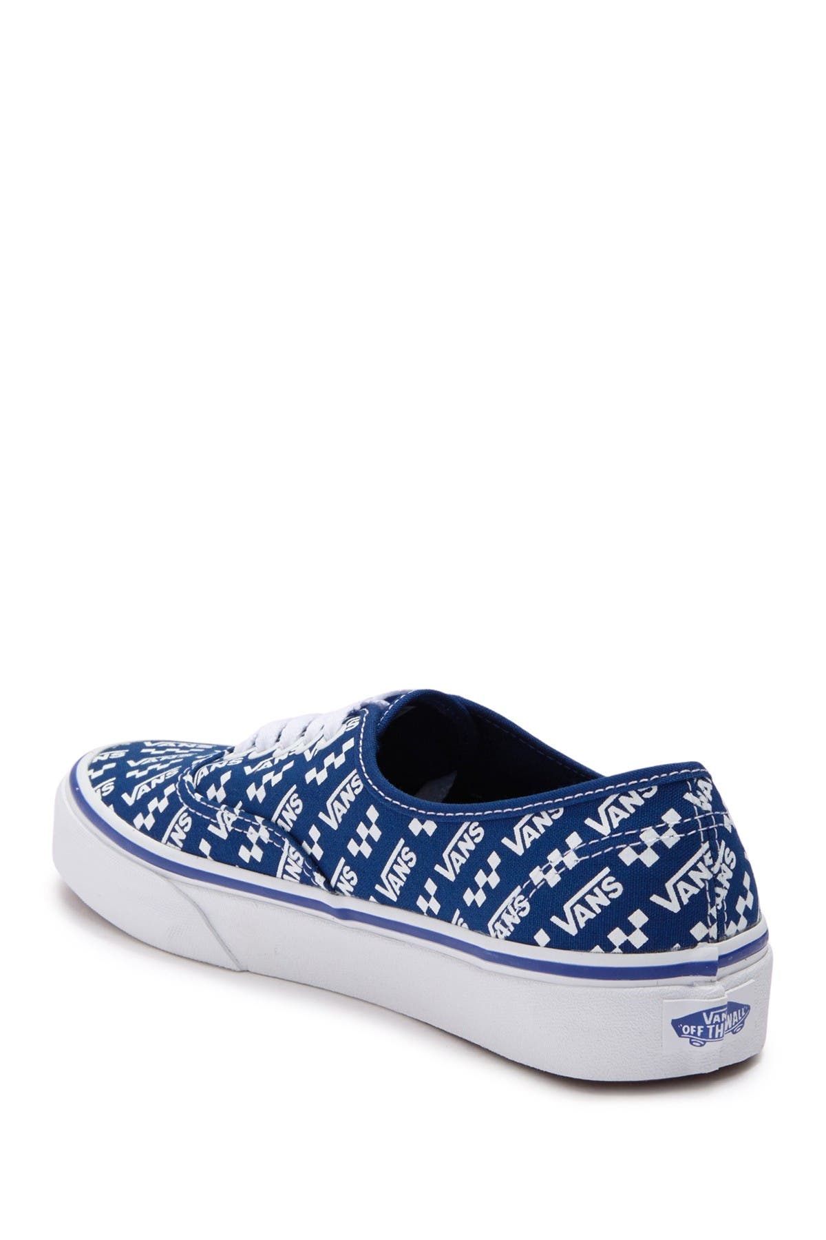 Vans Authentic Repeat Logo Skate Sneaker, Alternate, color, 