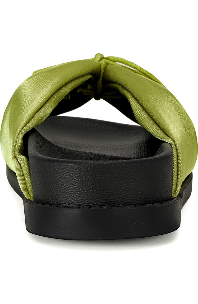 AZALEA WANG Theresa Platform Slide Sandal, Alternate, color, Green