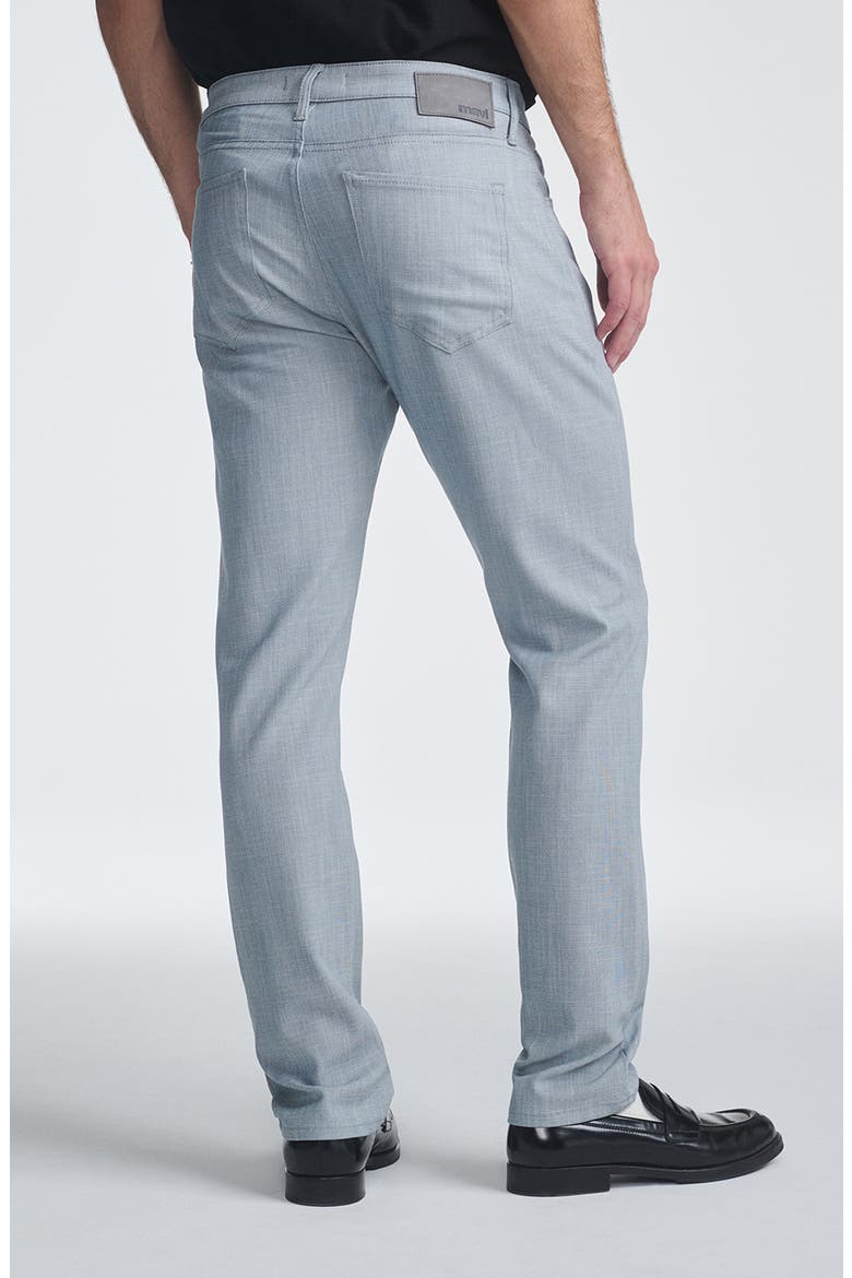 Marcus Slim Straight Leg Twill Pants, Alternate, color, BLUE CROSS HATCH TWI