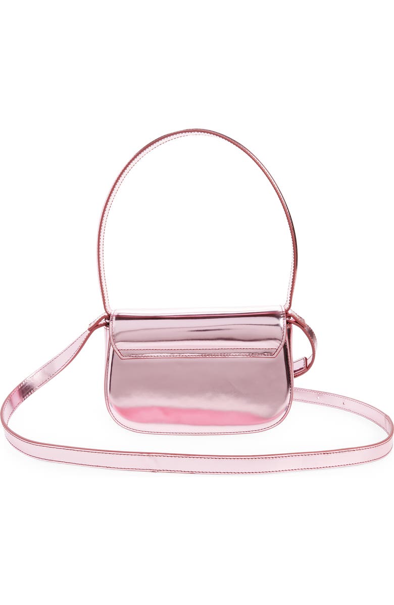 DIESEL<sup>®</sup> 1Dr Logo Metallic Leather Handbag, Alternate, color,