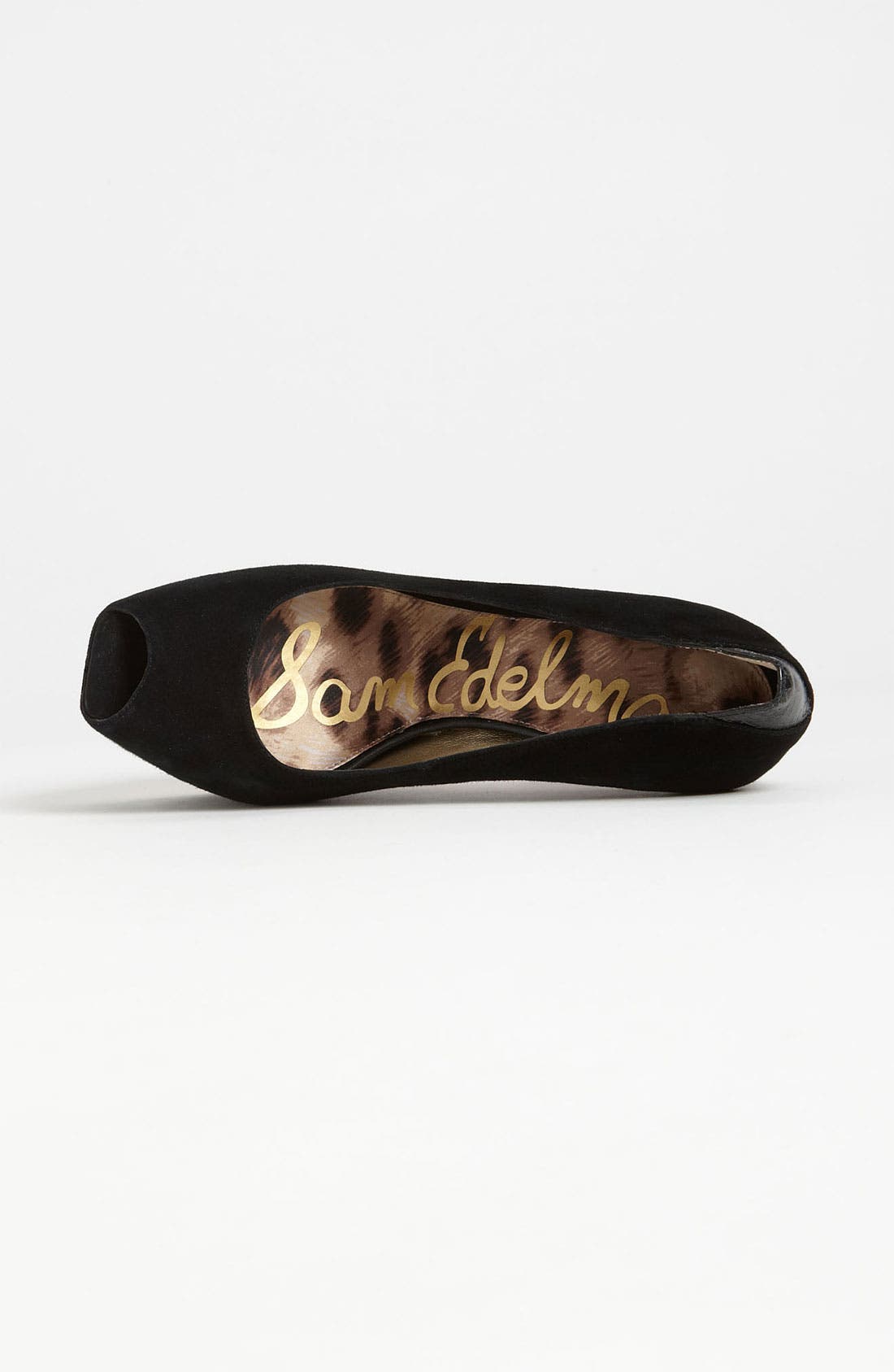 'Alexa' Pump, Alternate, color, BLACK SUEDE