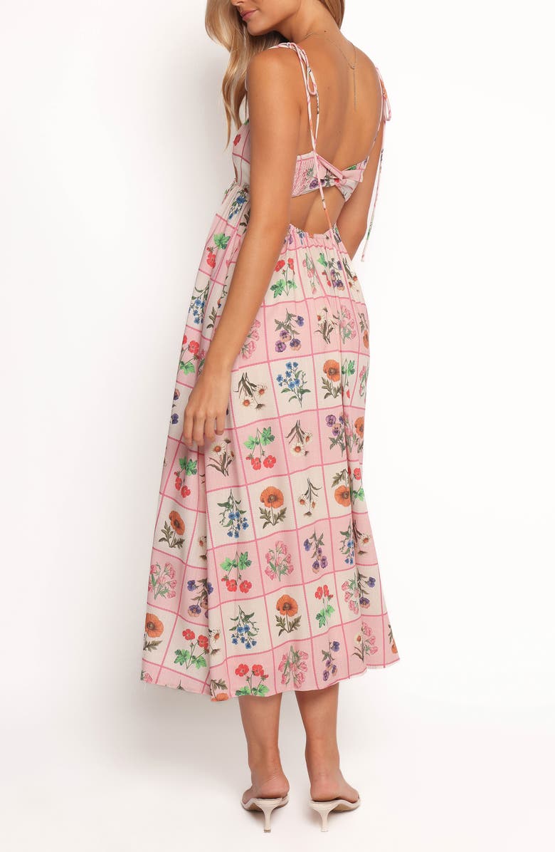 Petal & Pup Simona Sleeveless Maxi Sundress, Alternate, color, Pink Floral Tile