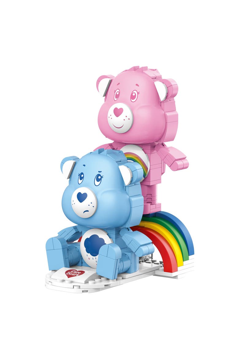 Care Bears Cheer Bear & Grumpy Bear Building Set, Alternate, color, Pink