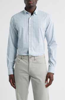 johnnie-O Ferdinand Plaid Performance Button-Up Shirt
