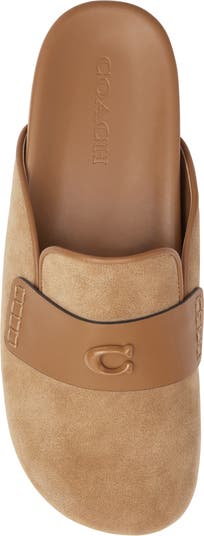 COACH Sculpted C Suede Clog (Women) | Nordstrom