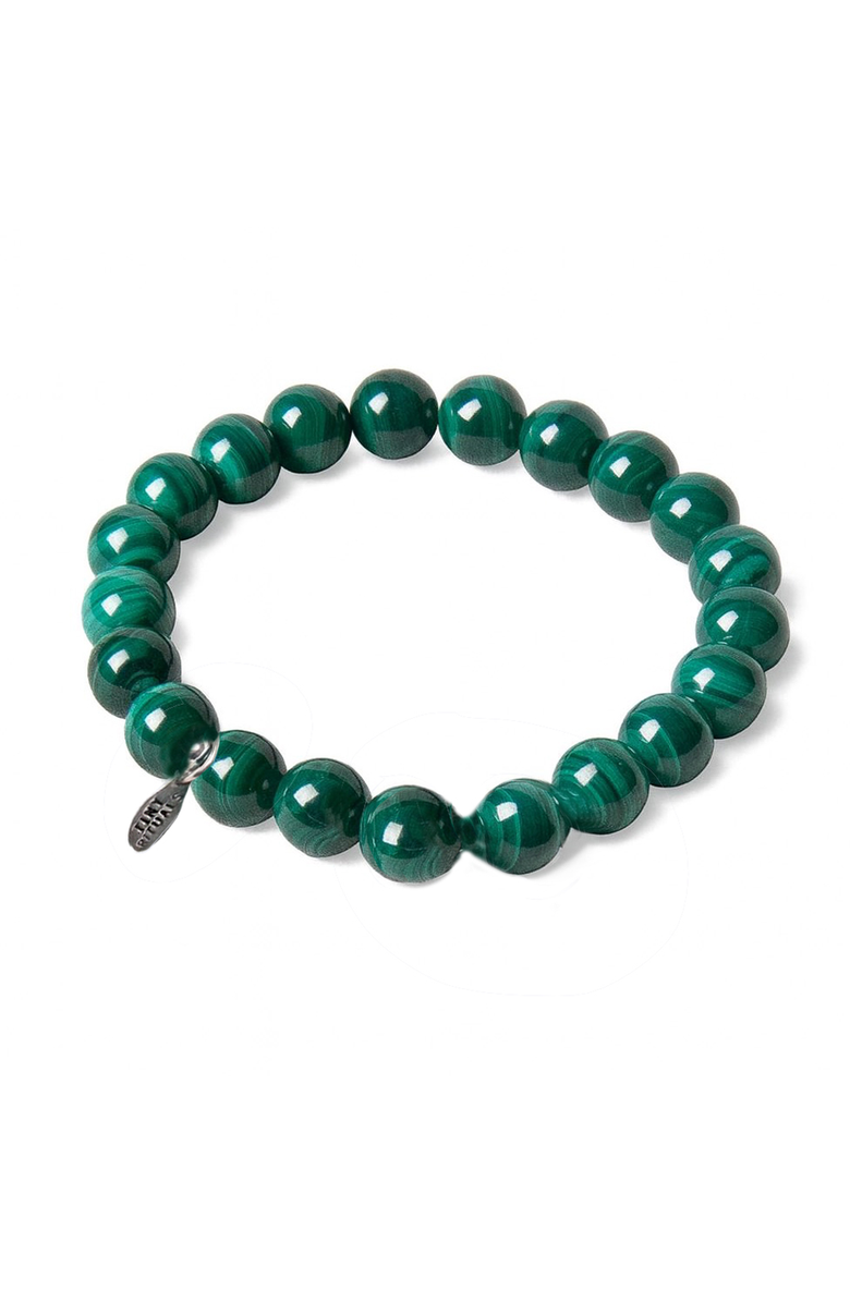 Tiny Rituals Genuine Real Malachite Energy Bracelet, Alternate, color, Malachite Green