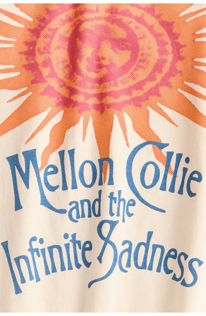 H&M Oversized Print-motif T-shirt, Alternate, color, Beige/The Smashing Pumpkins