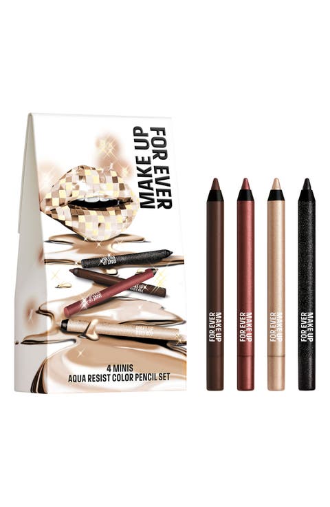 Mini Aqua Resist Waterproof Eyeliner 4-Piece Kit $54 Value