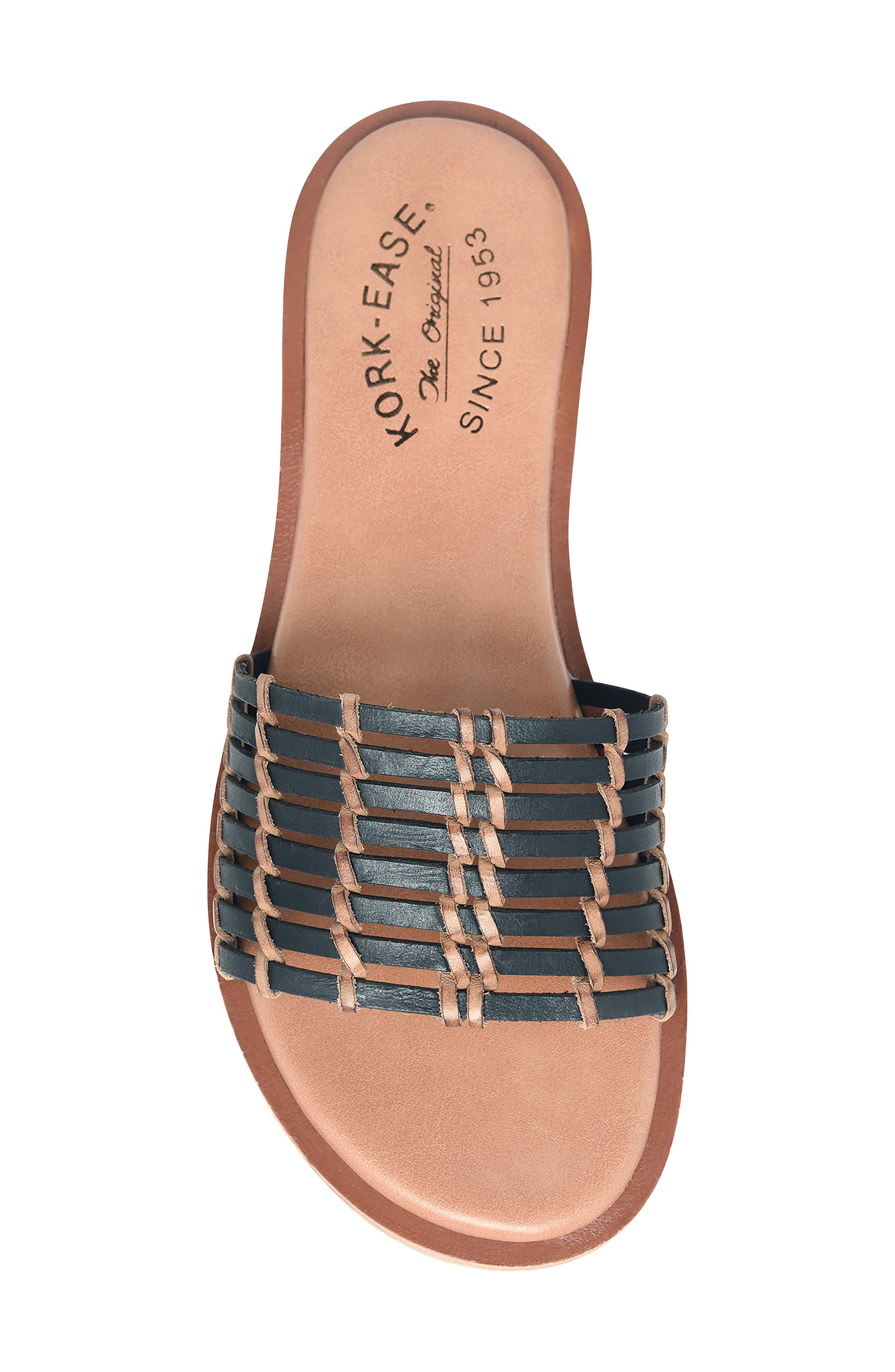 Kork-Ease<sup>®</sup> Deja Slide Sandal, Alternate, color, Black Leather