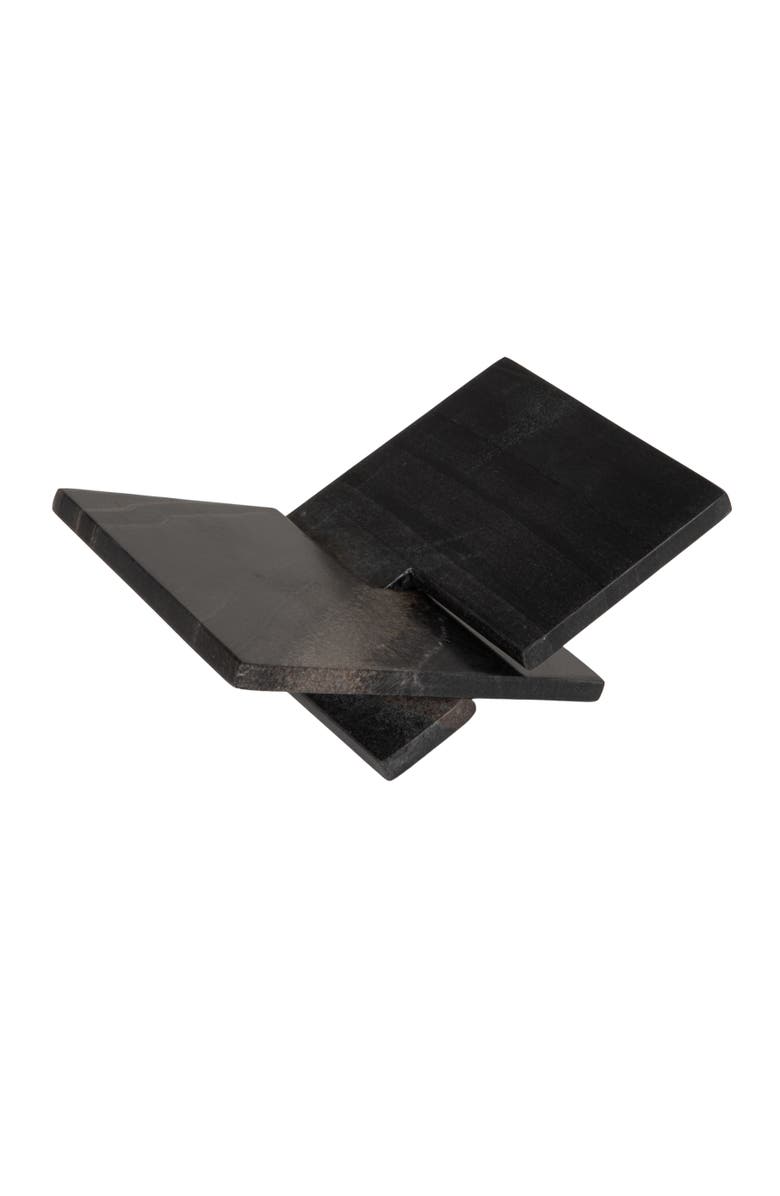 Storied Home Decorative Marble Book Holder, Main, color, Black