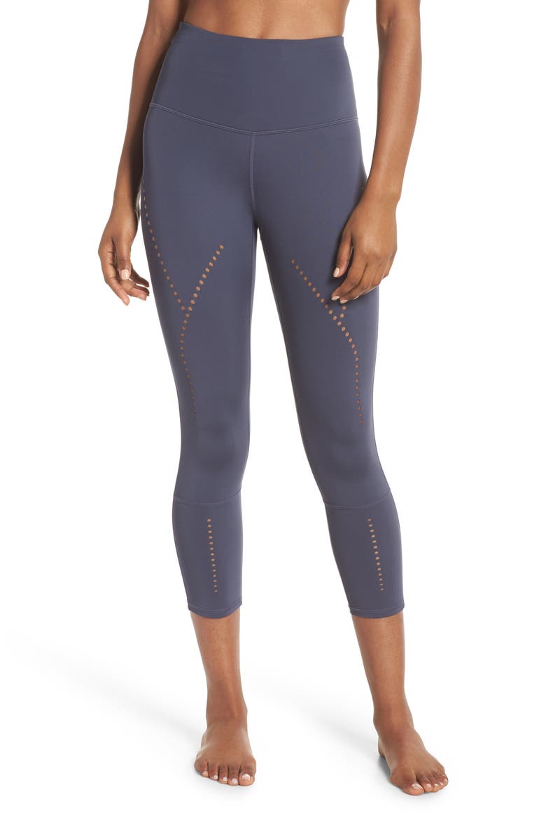 Star Crossed Crop Leggings, Main, color, GREY SLATE