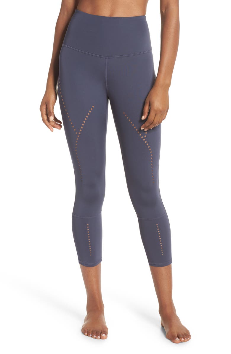 Zella Star Crossed Crop Leggings, Main, color, 