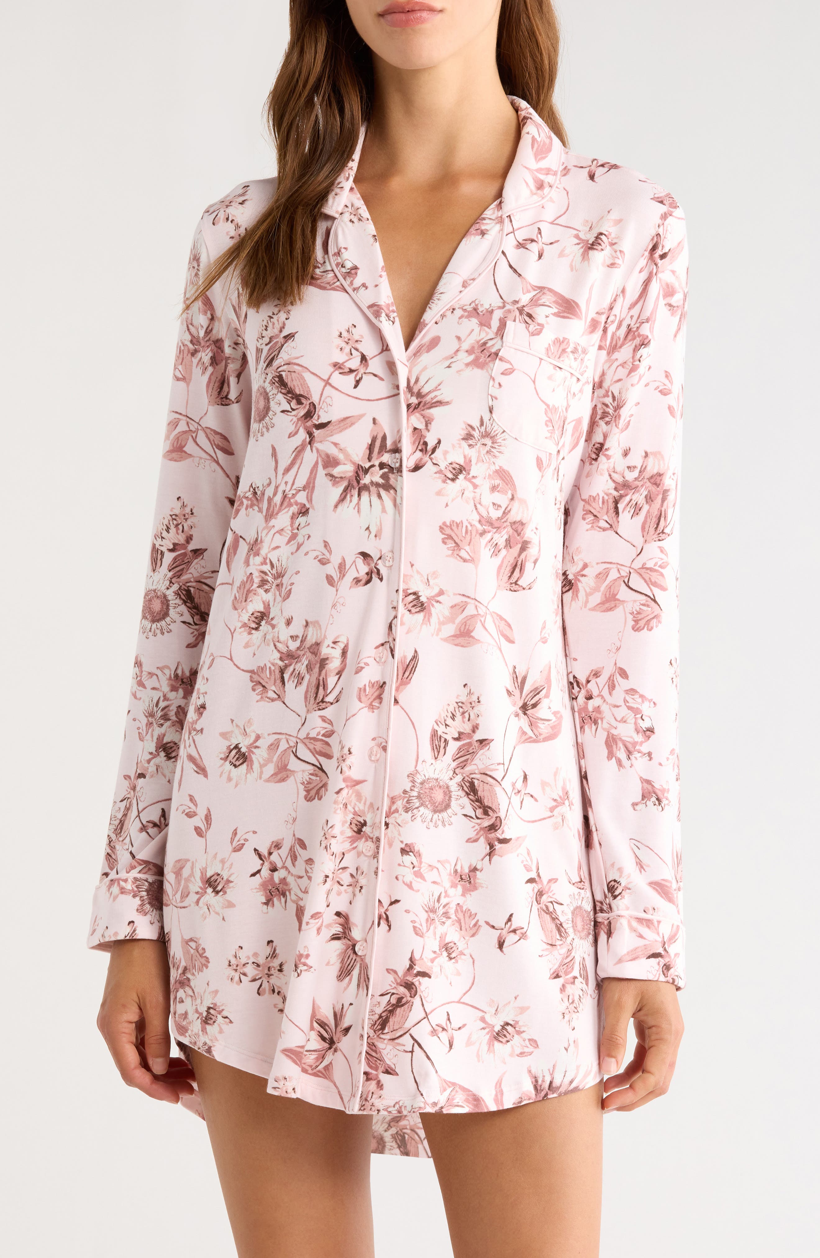 PINK- BROWN BOTANIST FLORAL