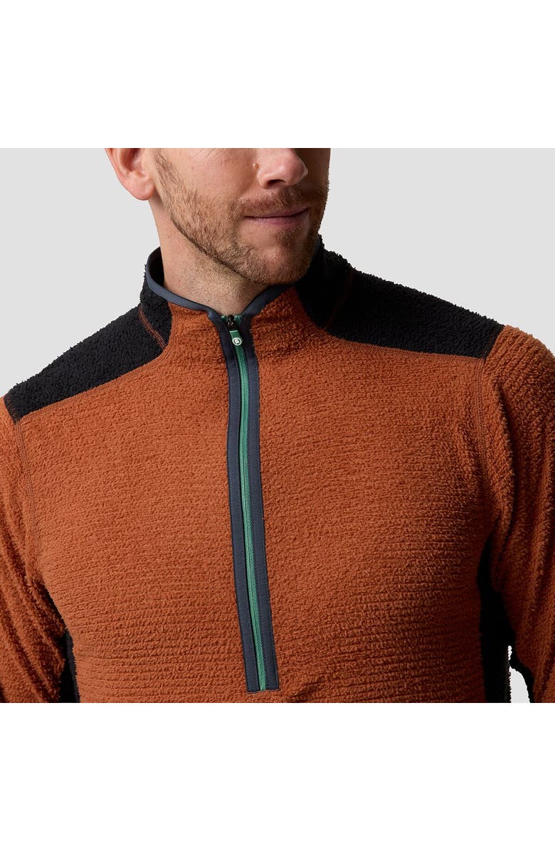 Backcountry Highliner Primaloft Air-Perm Fleece 1/4-Zip - Men's, Alternate, color, Sierra/Black