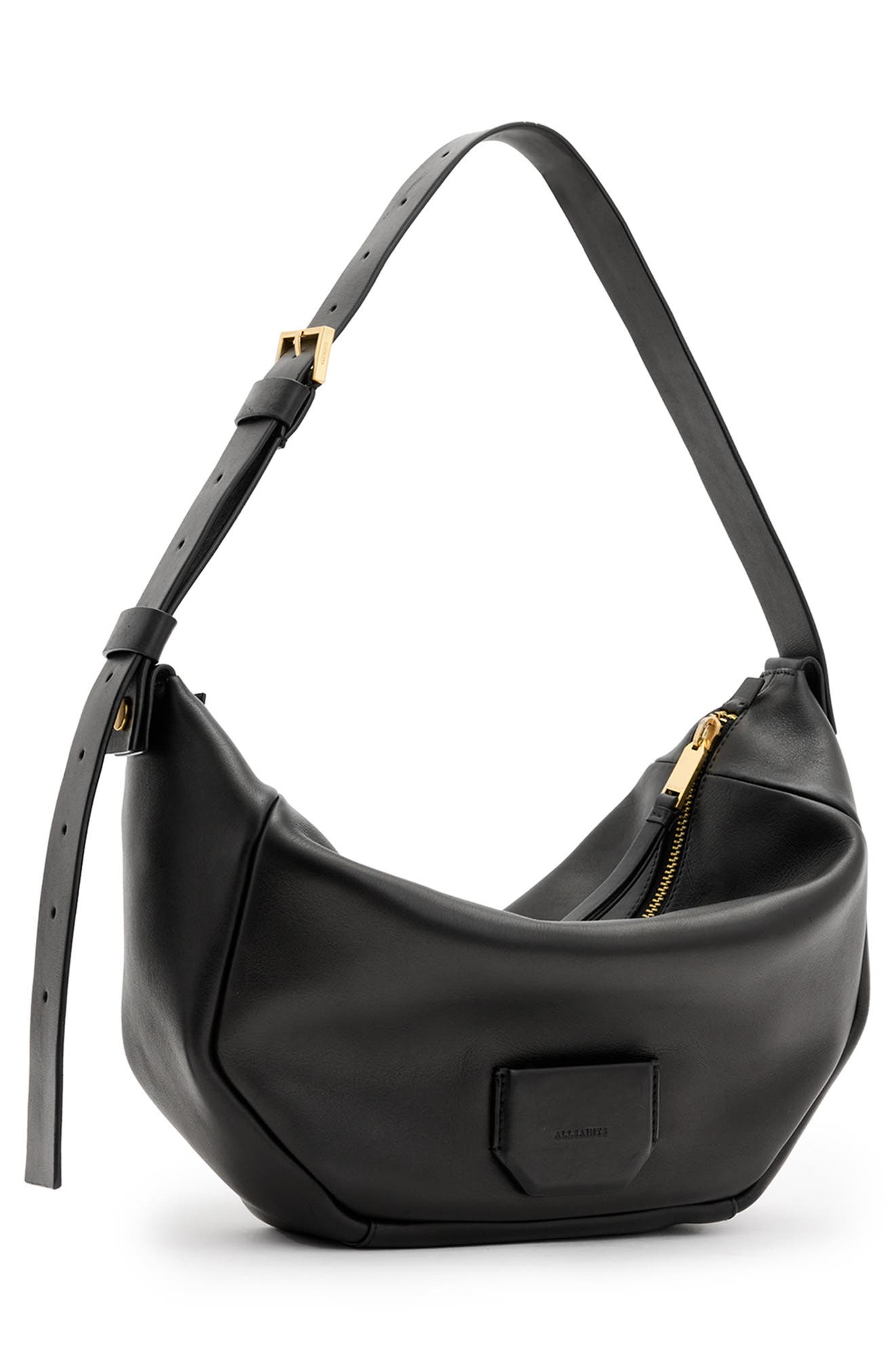 AllSaints Madea Leather Shoulder Bag, Alternate, color, 