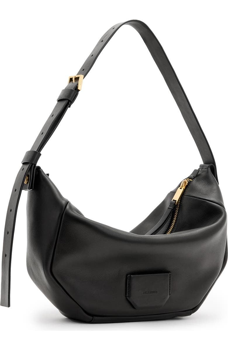 AllSaints Madea Leather Shoulder Bag, Alternate, color,