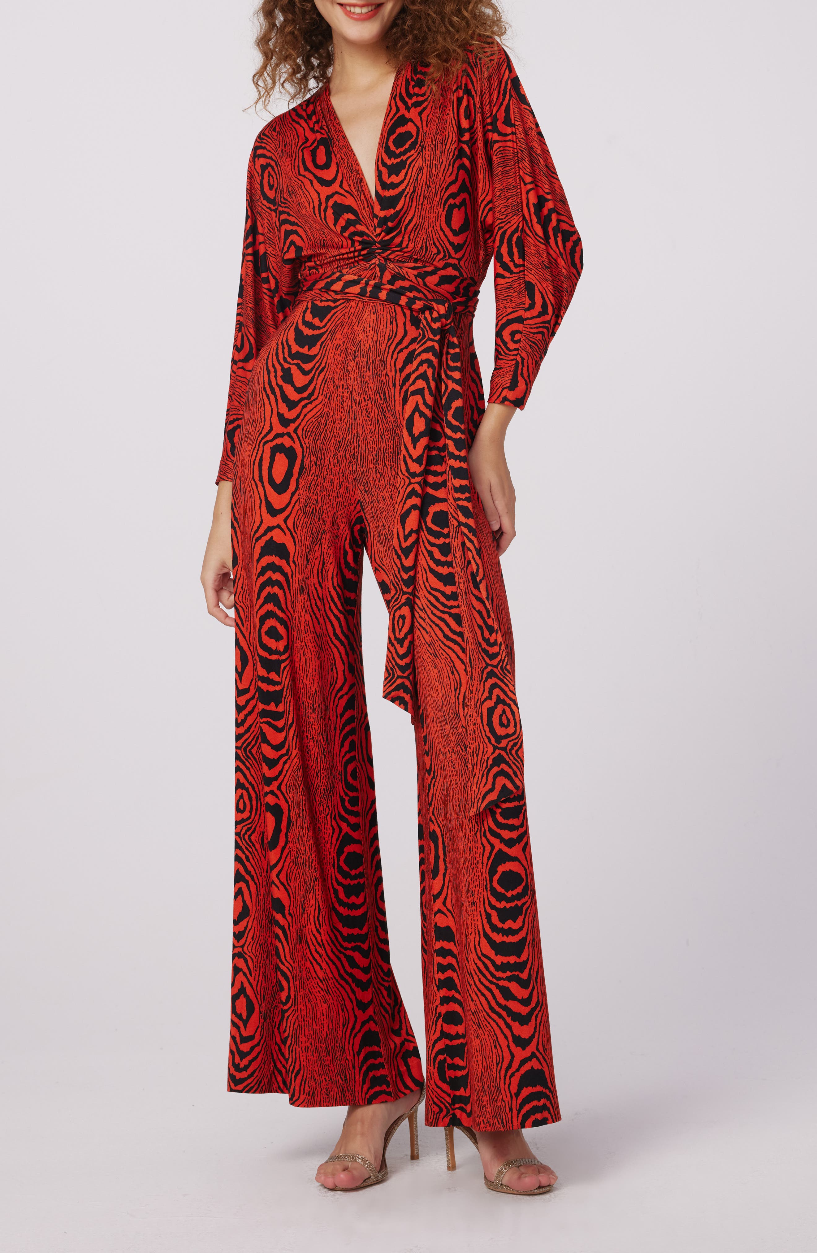 DVF Aurelia Two Long Sleeve Jumpsuit