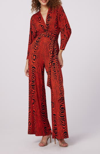 Dvf Aurelia Two Long Sleeve Jumpsuit