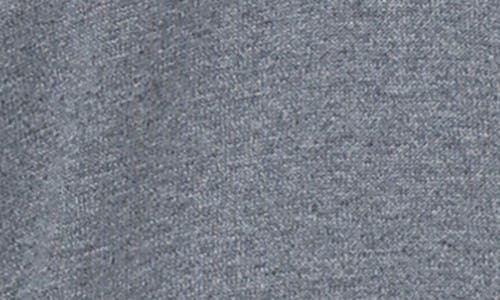 525 Maddi Johnny Collar Cotton Blend Sweater In Gray