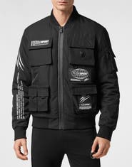 PLEIN SPORT Nylon Bomber Men