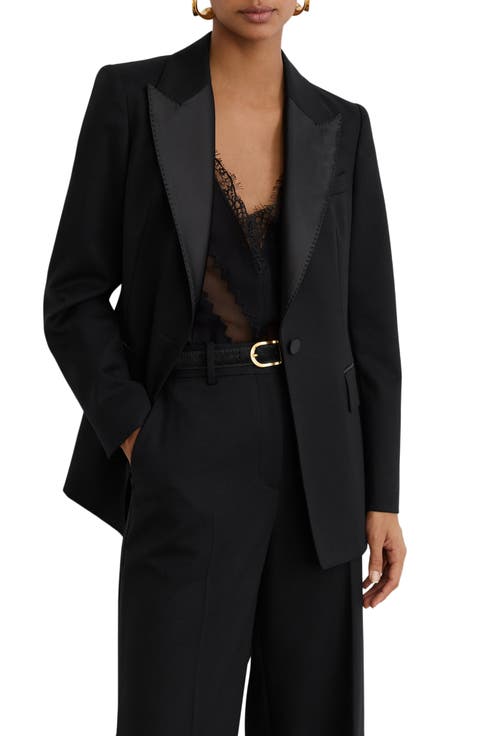 Dakota Wool Blend Single Breasted Blazer