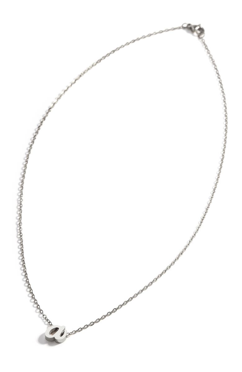 Mint & Lily Tiny Script Initial Necklace, Alternate, color, Letter D