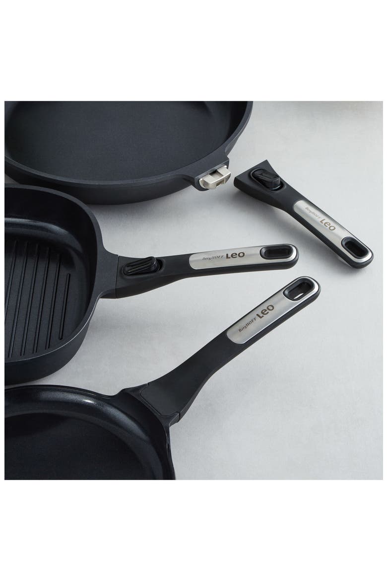 Leo Phantom 3-Piece Pan Set, Alternate, color, BLACK
