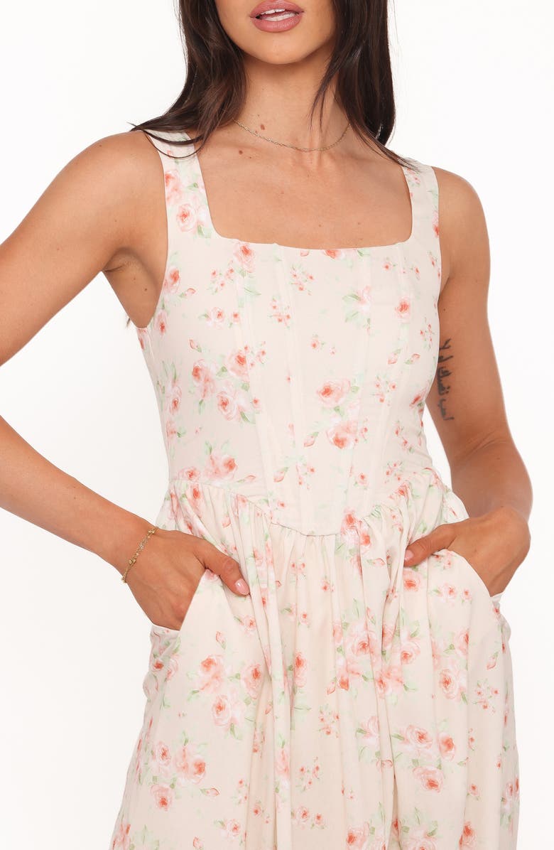 Petal & Pup Vespa Floral Fit & Flare Dress, Alternate, color, 