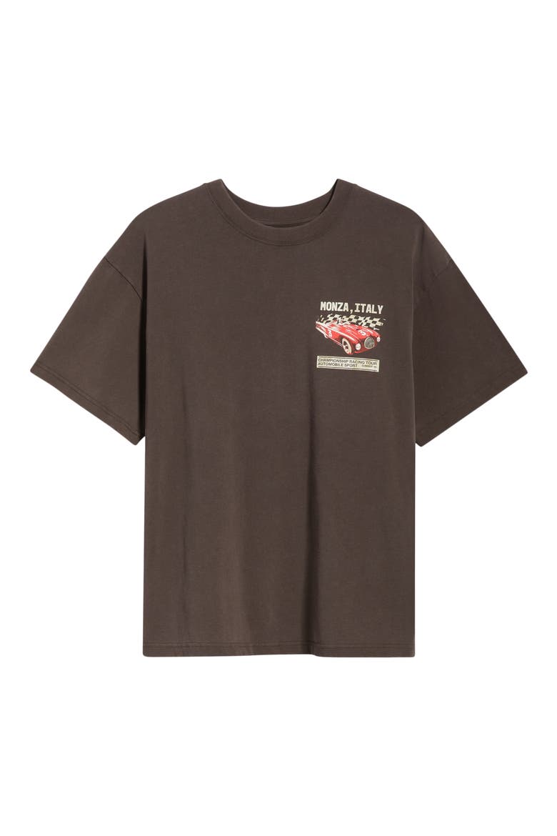 Monza Circuit Graphic T-Shirt, Alternate, color, BROWN WASH