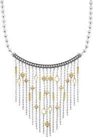 LAGOS Two-Tone Caviar Multi-Strand Necklace