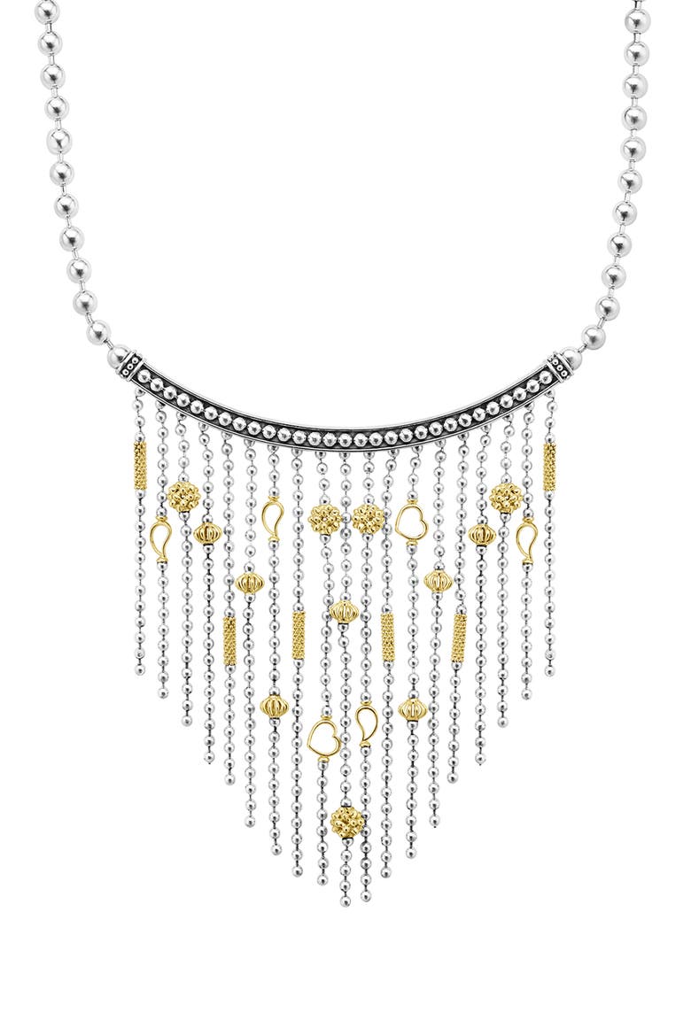 Two-Tone Caviar Multi-Strand Necklace video