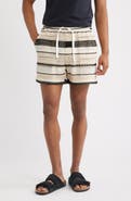 RIZORT Charley Stripe Woven Drawstring Shorts