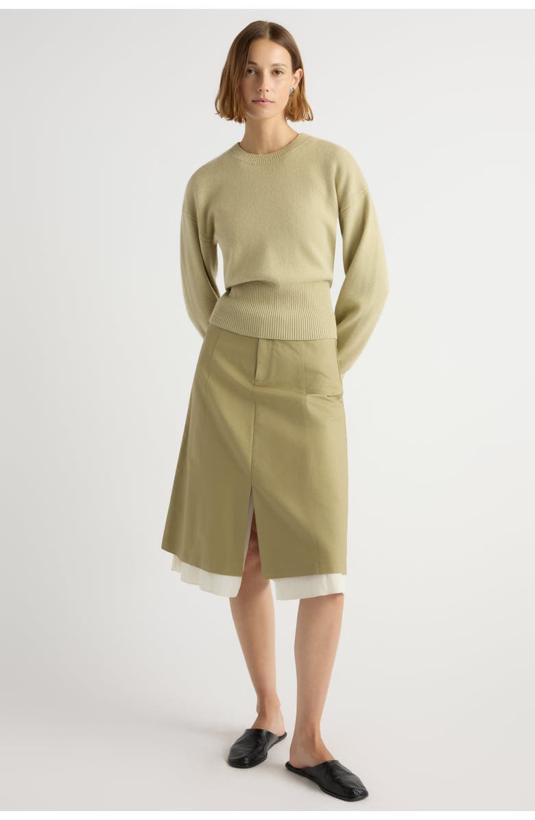 Modern Citizen Devon Layered Skirt, Main, color, Khaki