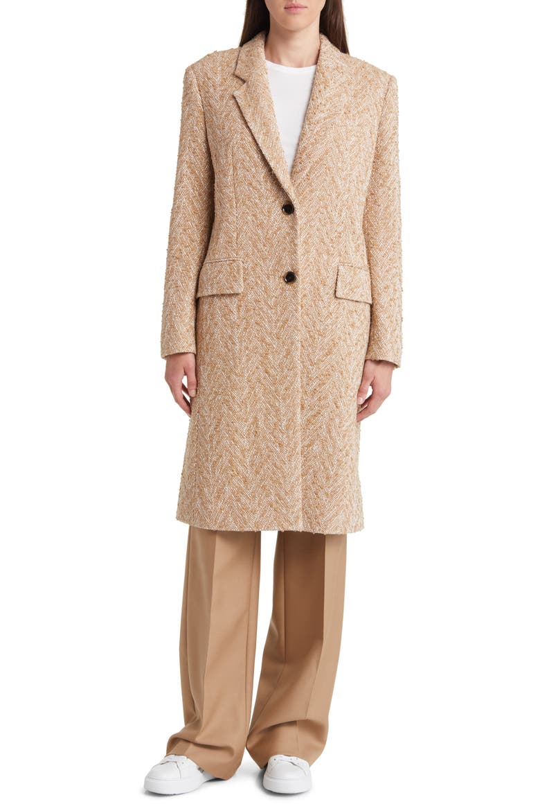 Catara Longline Tweed Jacket, Alternate, color, OPEN MISC