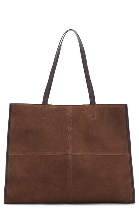 Suede Shopper Bag