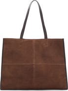 MANGO Suede Shopper Bag