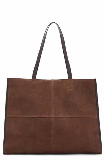 MANGO Suede Shopper Bag