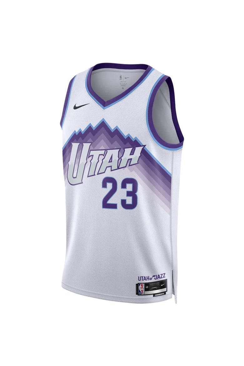 Unisex Nike Lauri Markkanen White Utah Jazz Swingman Jersey - Association Edition, Alternate, color, White