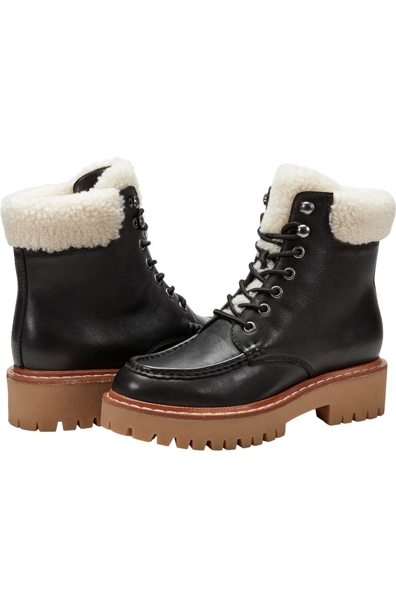 Marc Fisher LTD Nallie Faux Shearling Boot, Alternate, color,