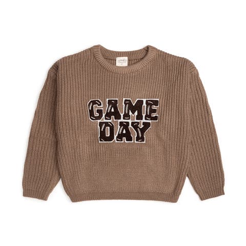 Game Day Patch Knit Sweater (Baby, Toddler, Little Kid & Big Kid)