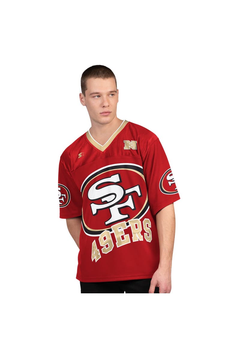 Men's Starter  Scarlet/White San Francisco 49ers Short Sleeve & Long Sleeve T-Shirt Combo Pack, Alternate, color, Scarlet