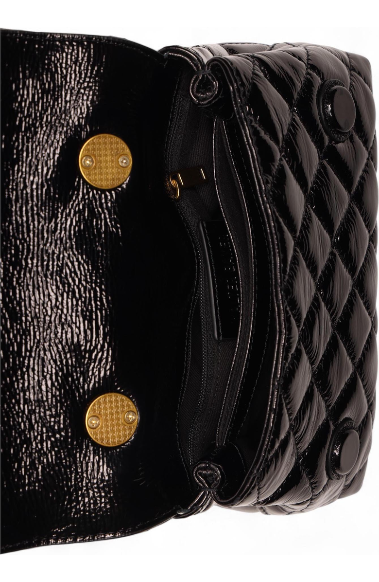 Walter Baker Leila Snake Mini Top Handle, Alternate, color, Black Patent