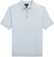 Scott Barber Solid Bouclé Polo