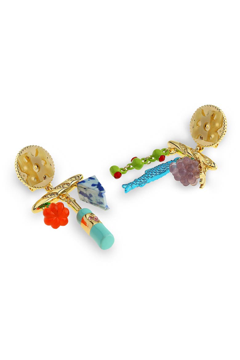 Charcuterie Drop Earrings, Alternate, color, MULTI
