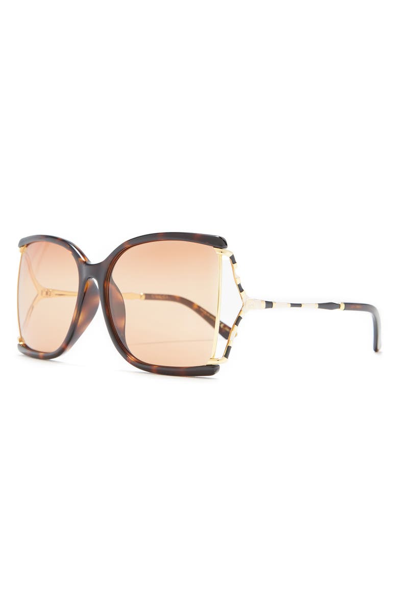 Gucci 61mm Square Sunglasses, Alternate, color,
