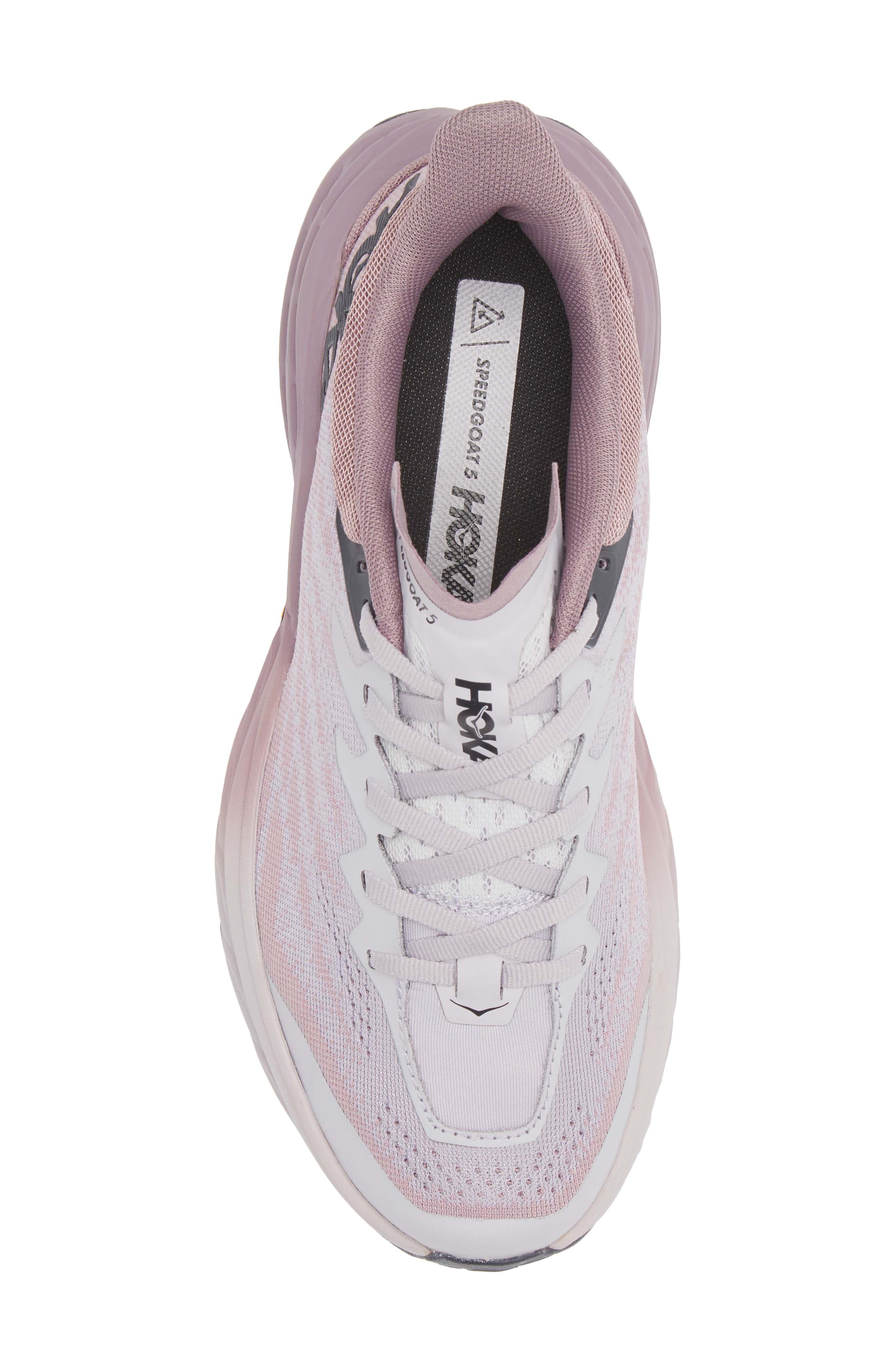 HOKA Speedgoat 5 Trail Running Shoe, Alternate, color, Elderberry / Lilac Marble