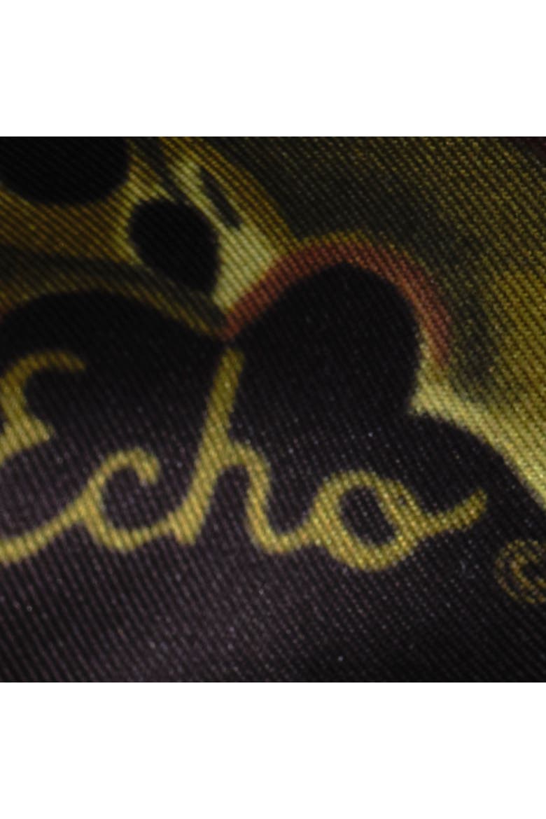 Holly Silk Bandana, Alternate, color, Black