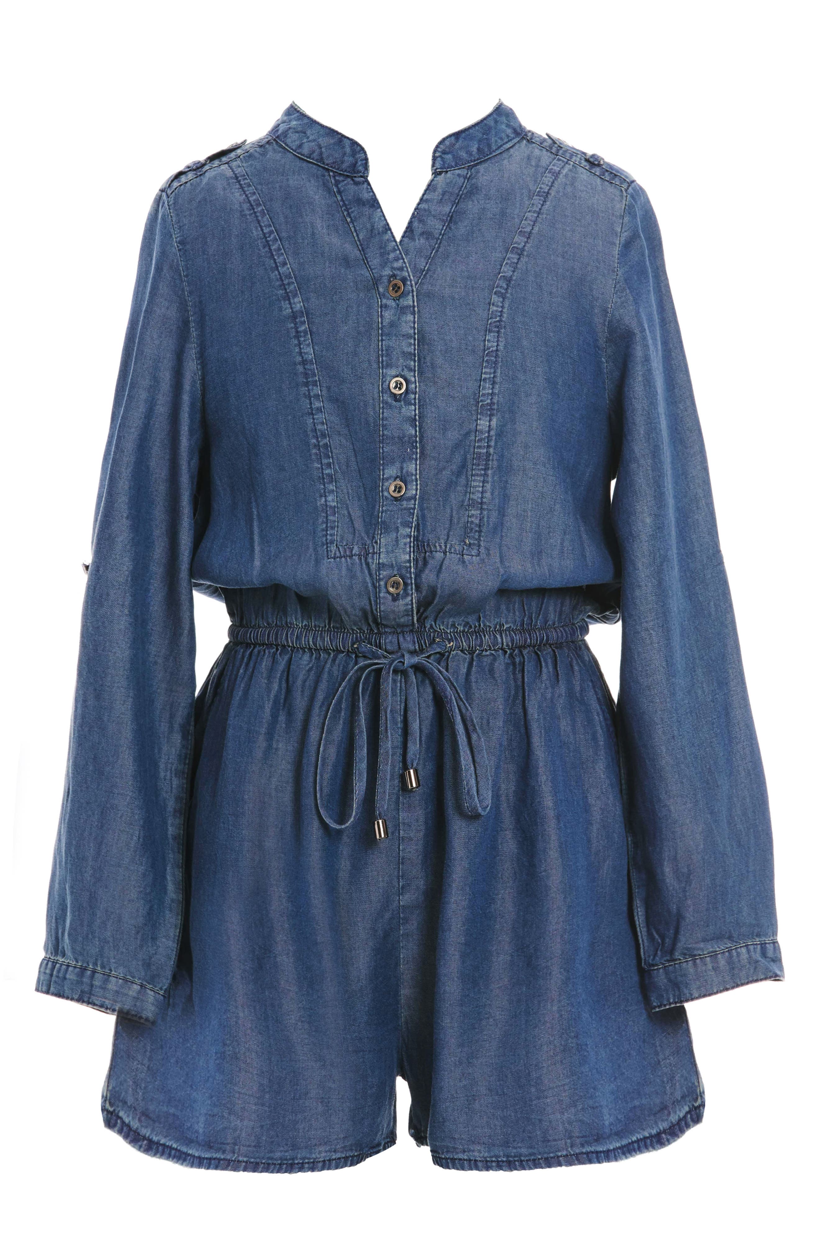 Kids' Soft Denim Romper