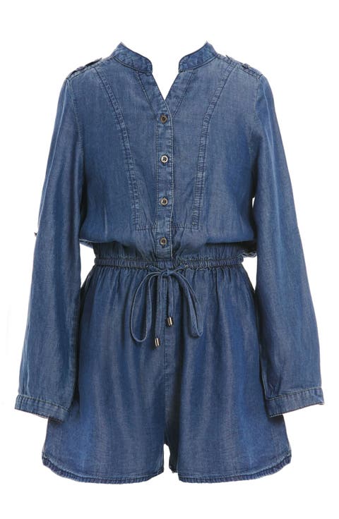 Kids' Soft Denim Romper